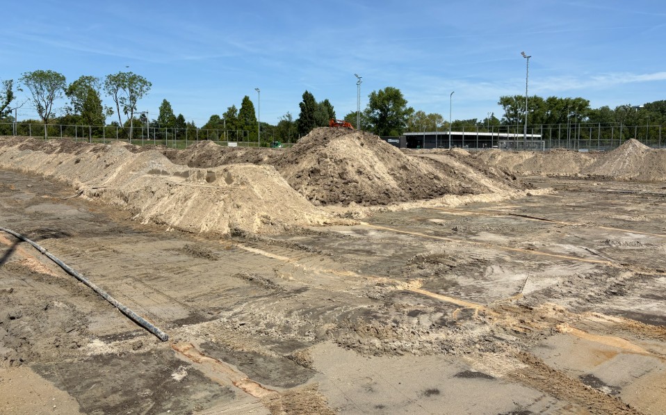 UPDATE 'Start aanleg kunstgras veld 1 vervroegd'